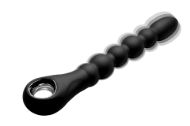 Picture of Dark Scepter 10X Vibrating Silicone Anal Beads