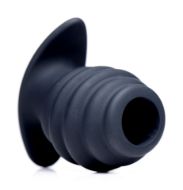 Picture of Hive Ass Tunnel Silicone Ribbed Hollow Anal Plug - Small