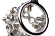 Picture of Bolted Chastity Cage with Spikes