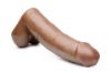 Picture of 8 Inch Cock Lock Brown Dildo