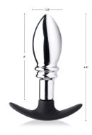 Picture of Dark Stopper Metal and Silicone Anal Plug