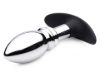 Picture of Dark Stopper Metal and Silicone Anal Plug