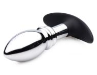Picture of Dark Stopper Metal and Silicone Anal Plug