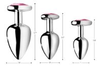 Picture of Pink Heart Anal Plug Set