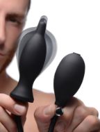 Picture of Dark Inflator Silicone Inflatable Anal Plug