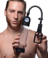 Picture of Trigger Penis Pump with Built-in Pressure Gauge