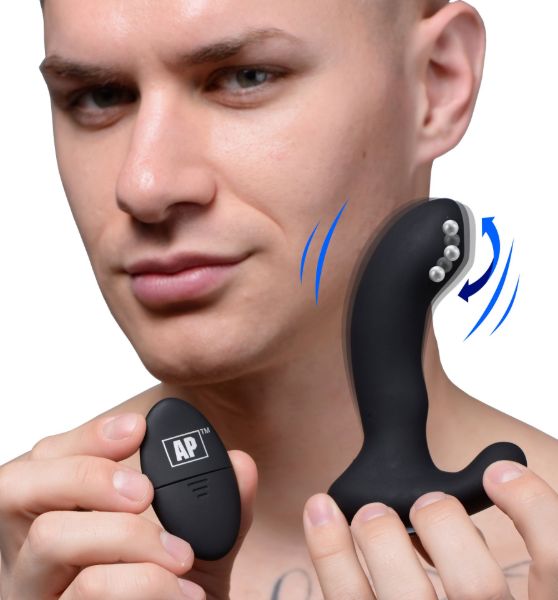 Picture of 10X P-Massage Silicone Prostate Stimulator with Stroking Bead