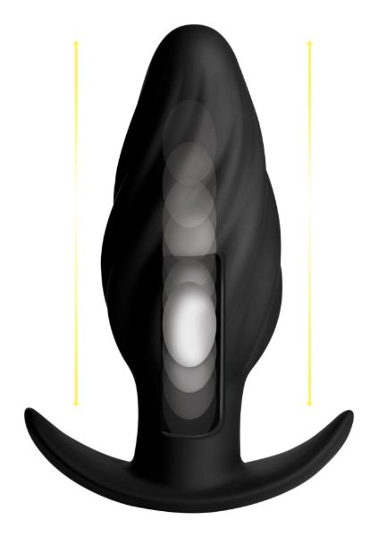 Picture of Kinetic Thumping 7X Swirled Anal Plug