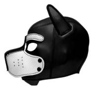Picture of Spike Neoprene Puppy Hood - White