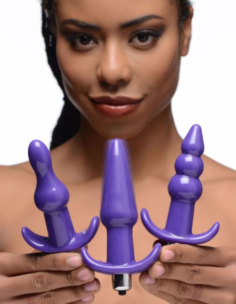 Picture of Thrill Trio Anal Plug Set - Purple
