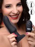 Picture of Worlds First Remote Control Inflatable 10X Vibrating Curved Silicone Anal Plug