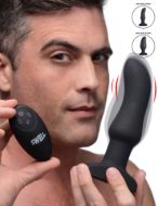 Picture of Worlds First Remote Control Inflatable 10X Vibrating Curved Silicone Anal Plug
