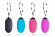 Picture of XL Silicone Vibrating Egg - Blue