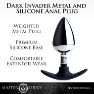Picture of Dark Invader Metal and Silicone Anal Plug - Large