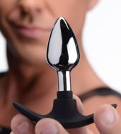 Picture of Dark Invader Metal and Silicone Anal Plug - Small