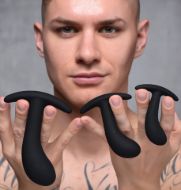 Picture of Dark Delights 3 Piece Curved Anal Trainer Set