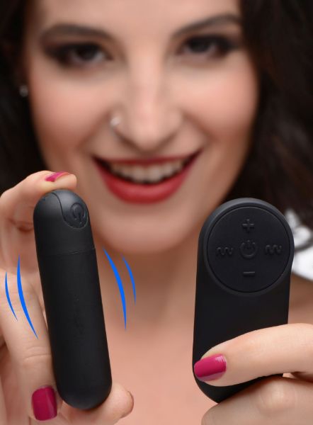 Picture of Vibrating Bullet with Remote Control - Black