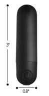 Picture of Vibrating Bullet with Remote Control - Black