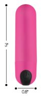 Picture of Vibrating Bullet with Remote Control - Pink