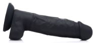 Picture of Power Pecker 7 Inch Silicone Dildo with Balls - Black