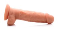 Picture of Power Pecker 7 Inch Silicone Dildo with Balls - Flesh