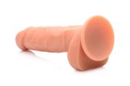 Picture of Power Pecker 7 Inch Silicone Dildo with Balls - Flesh