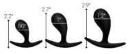 Picture of Dark Droplets 3 Piece Curved Silicone Anal Trainer Set