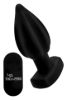 Picture of The Assterisk 10X Ribbed Silicone Remote Control Vibrating Butt Plug