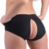 Picture of Lace Envy Black Crotchless Panty Harness - S-M