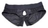 Picture of Lace Envy Black Pegging Set with Lace Crotchless Panty Harness and Dildo - L-XL