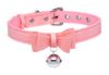Picture of Sugar Kitty Cat Bell Collar - Pink/Silver