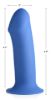Picture of Squeezable Thick Phallic Dildo - Blue