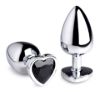 Picture of Black Heart Gem Anal Plug - Large