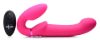 Picture of 10X Remote Control Ergo-Fit G-Pulse Inflatable and Vibrating Strapless Strap-on - Pink