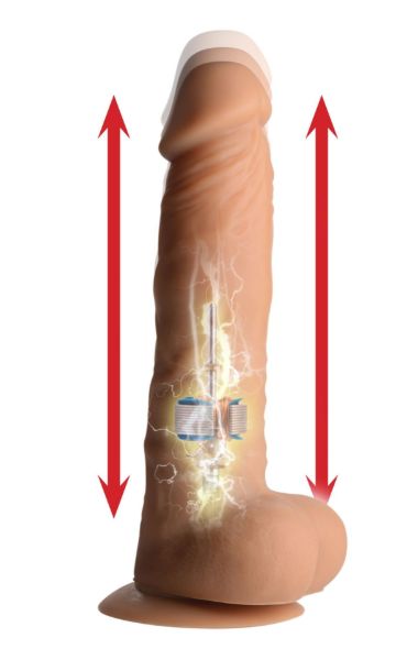 Picture of Power Pounder Realistic Thrusting Silicone Dildo