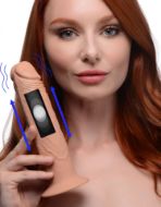Picture of 7X Remote Control Vibrating and Thumping Dildo - Medium