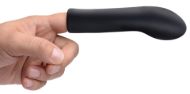 Picture of 10X Vibrating Curved Silicone Finger Massager