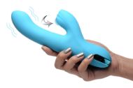 Picture of 5 Star 13X Silicone Pulsing and Vibrating Rabbit - Teal