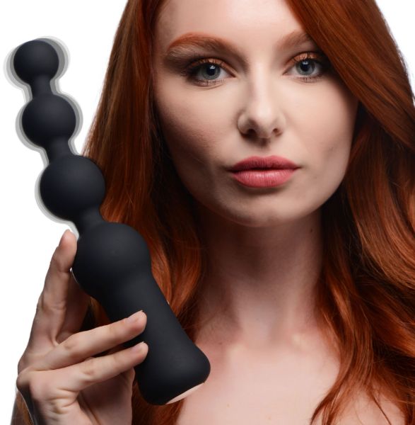 Picture of Deluxe Voodoo Beads 10X Silicone Anal Beads Vibrator