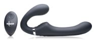Picture of 10X Vibrating Silicone Strapless Strap-on - Black
