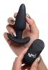 Picture of Remote Control 21X Vibrating Silicone Butt Plug - Black