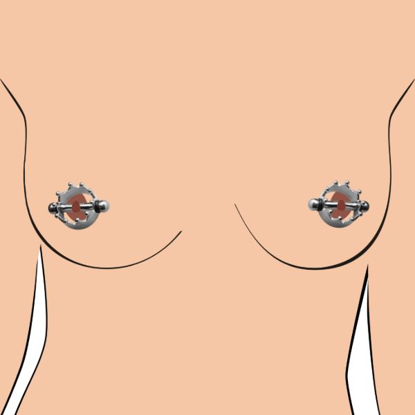 Picture of Crowned Magentic Nipple Clamps