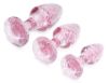 Picture of Glitter Gem Anal Plug Set - Pink