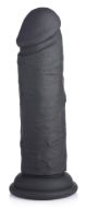 Picture of Power Player 28X Vibrating Silicone Dildo with Remote - Black