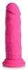 Picture of Power Player 28X Vibrating Silicone Dildo with Remote - Pink