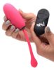 Picture of Remote Control 28X Silicone Plush Egg - Pink