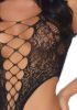 Picture of Black Lace Crotchless Teddy