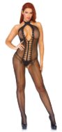 Picture of Black Crotchless Fishnet Stocking