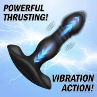 Picture of Vibrating and Thrusting Remote Control Silicone Anal Plug