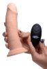 Picture of 7X Inflatable and Vibrating Remote Control Silicone Dildo - 7 Inch